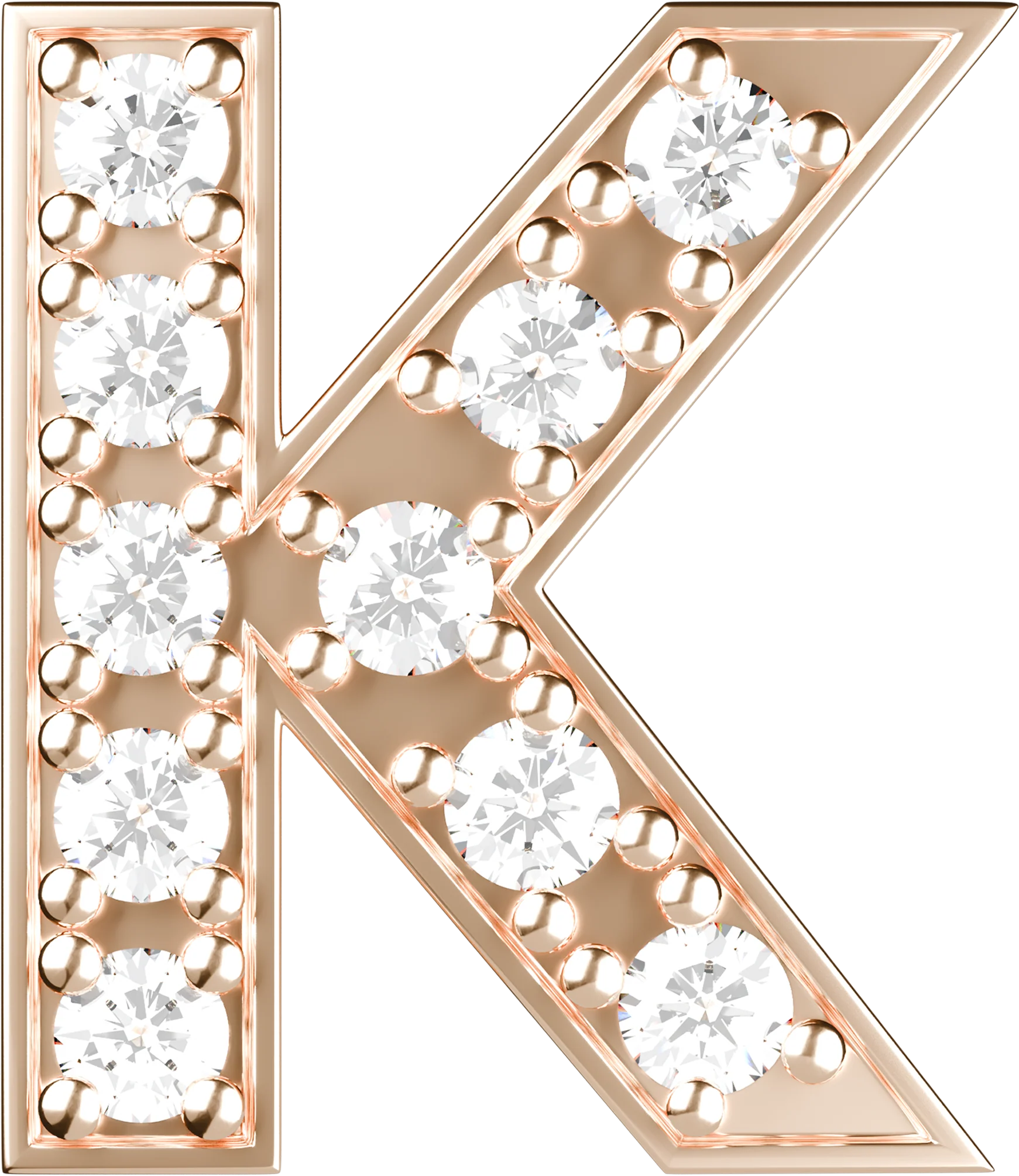 Letters Pink Gold Perso - Image 21