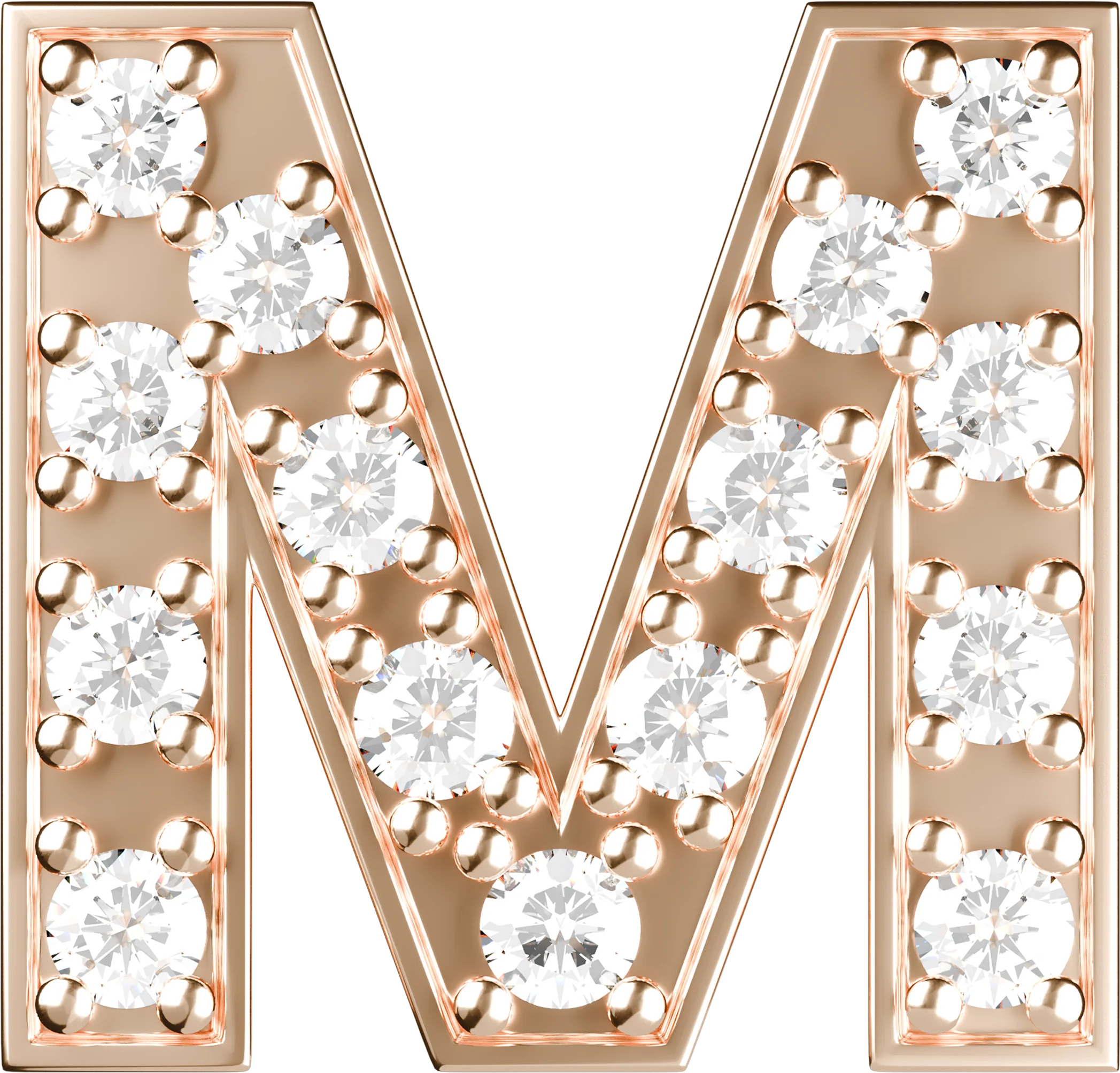 Letters Pink Gold Perso - Image 25