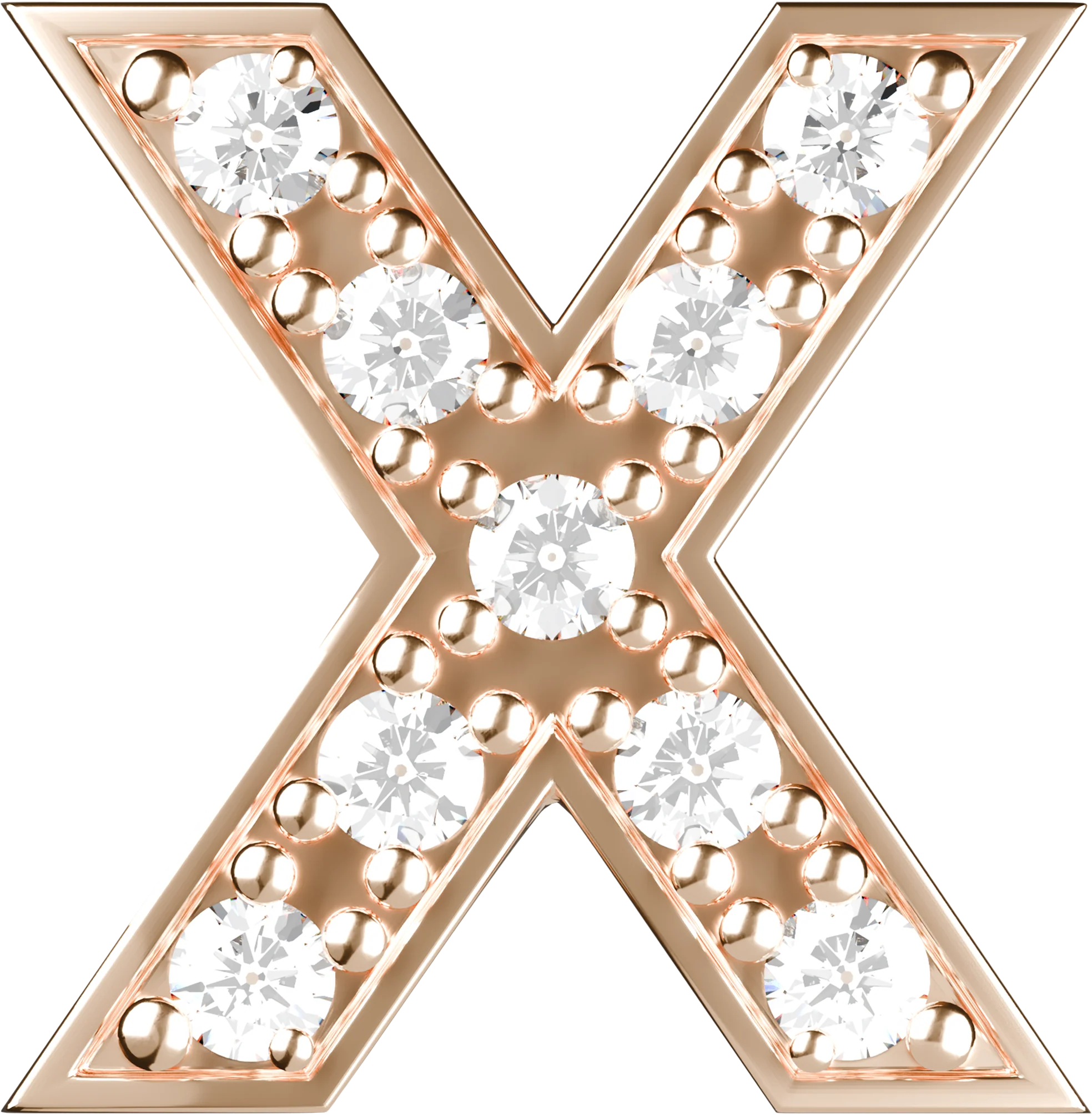 Letters Pink Gold Perso - Image 46