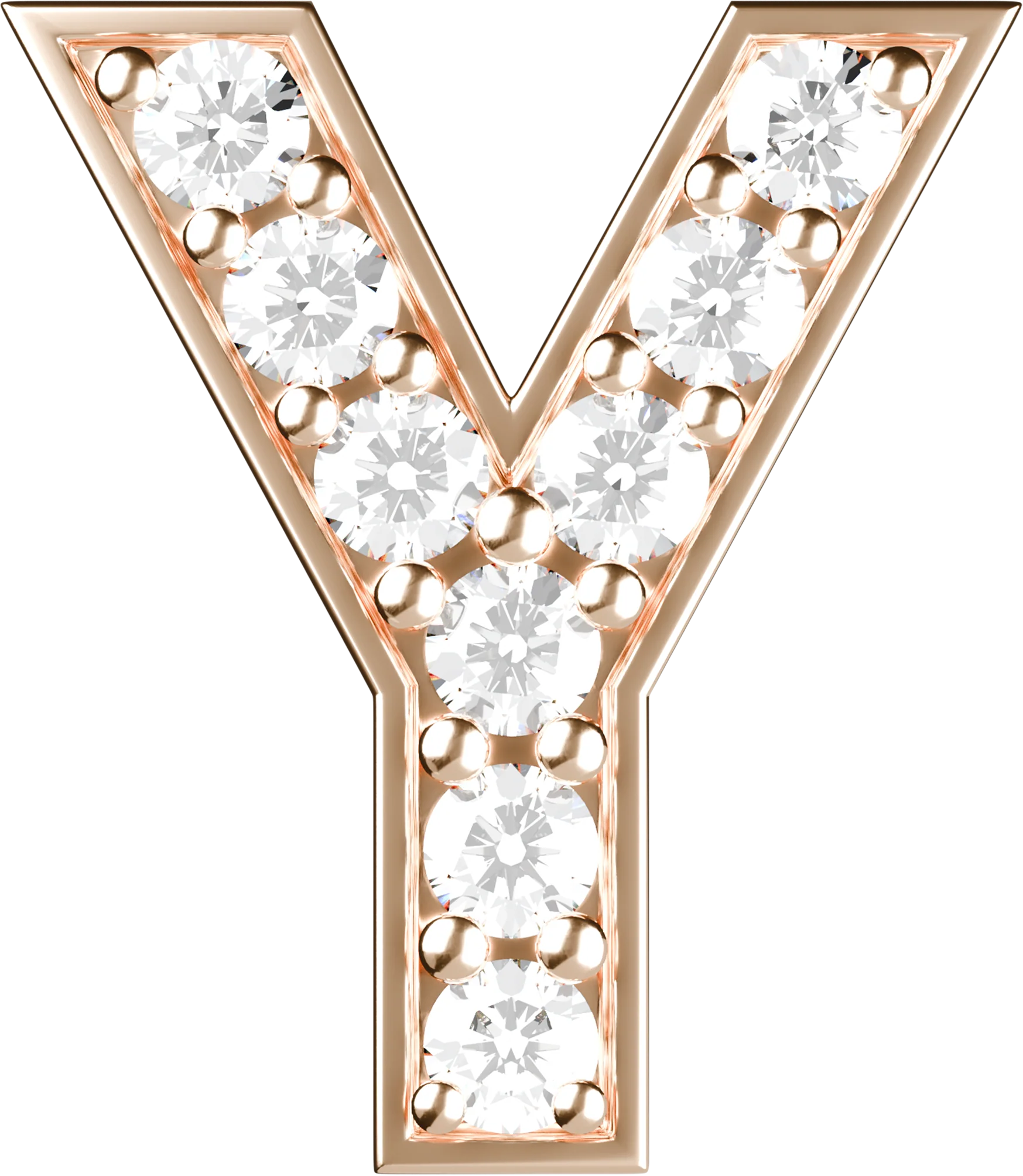 Letters Pink Gold Perso - Image 48