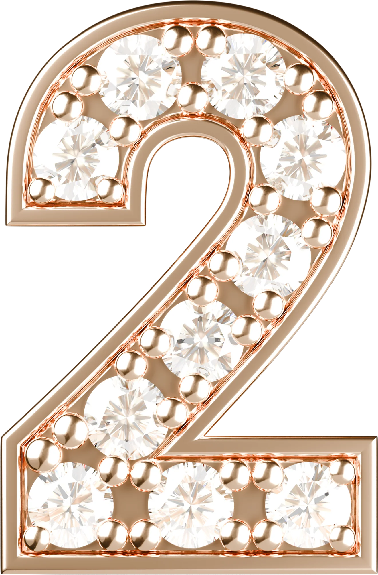 Letters Pink Gold Perso - Image 57
