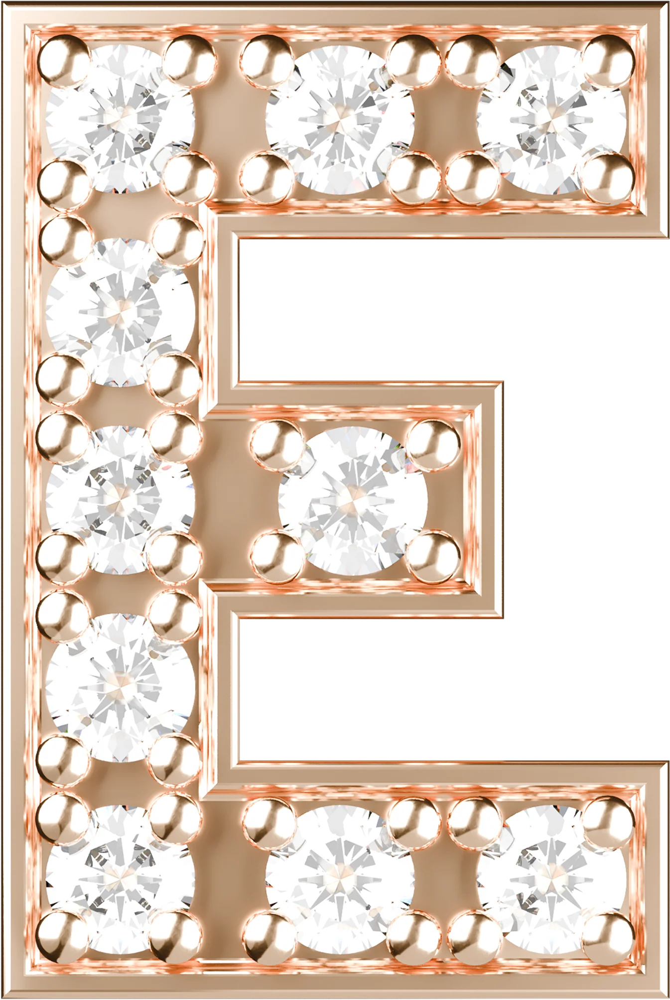 Letters Pink Gold Perso - Image 9