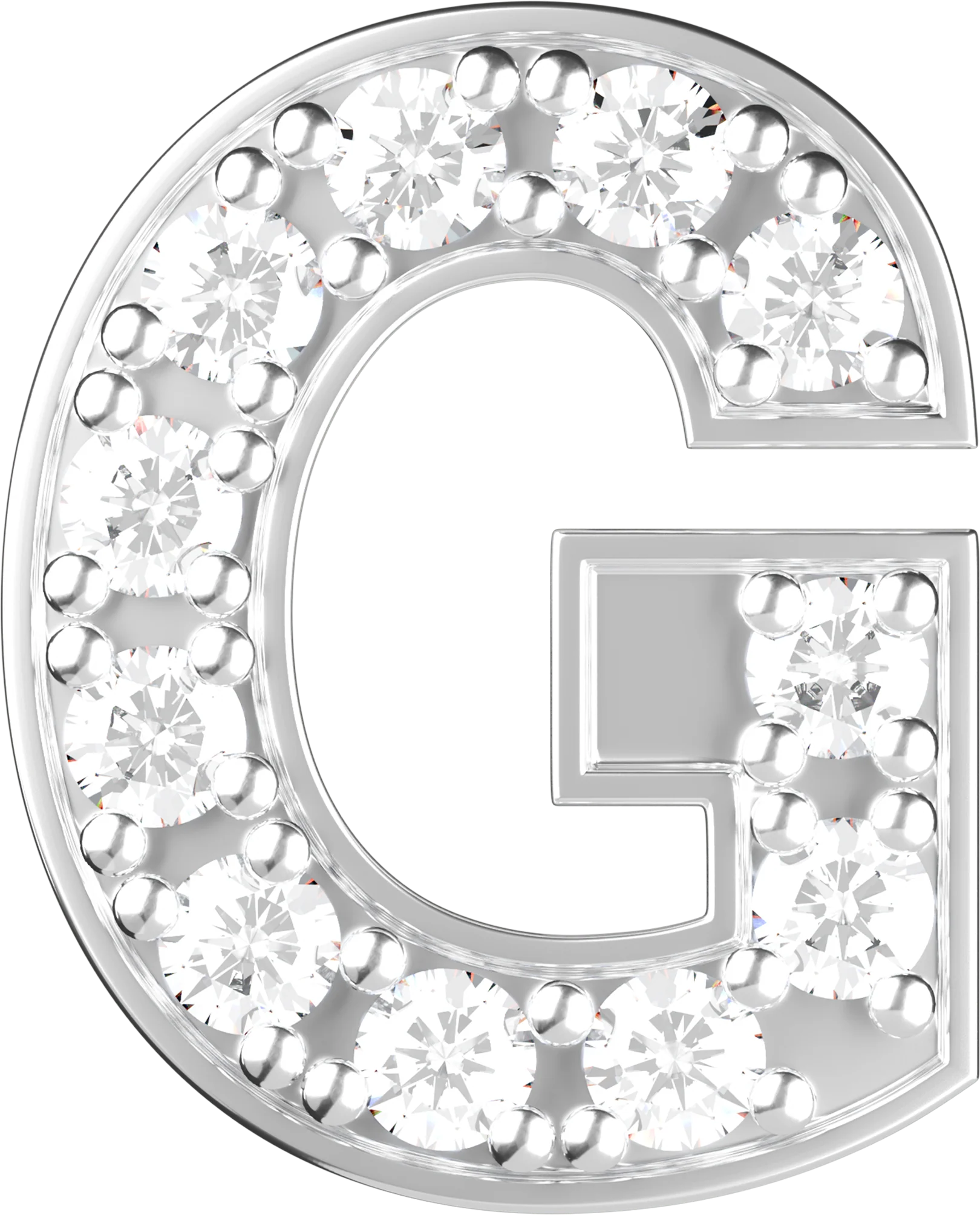 Letters White Gold Perso - Image 17