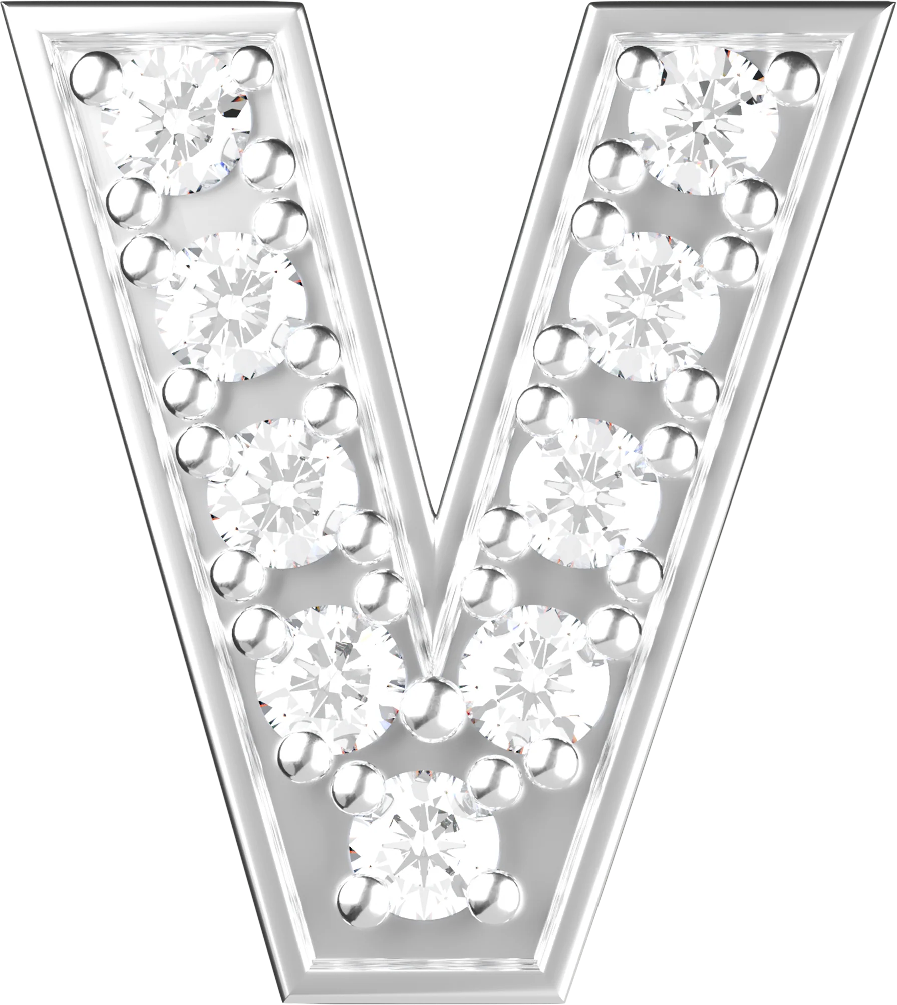 Letters White Gold Perso - Image 45