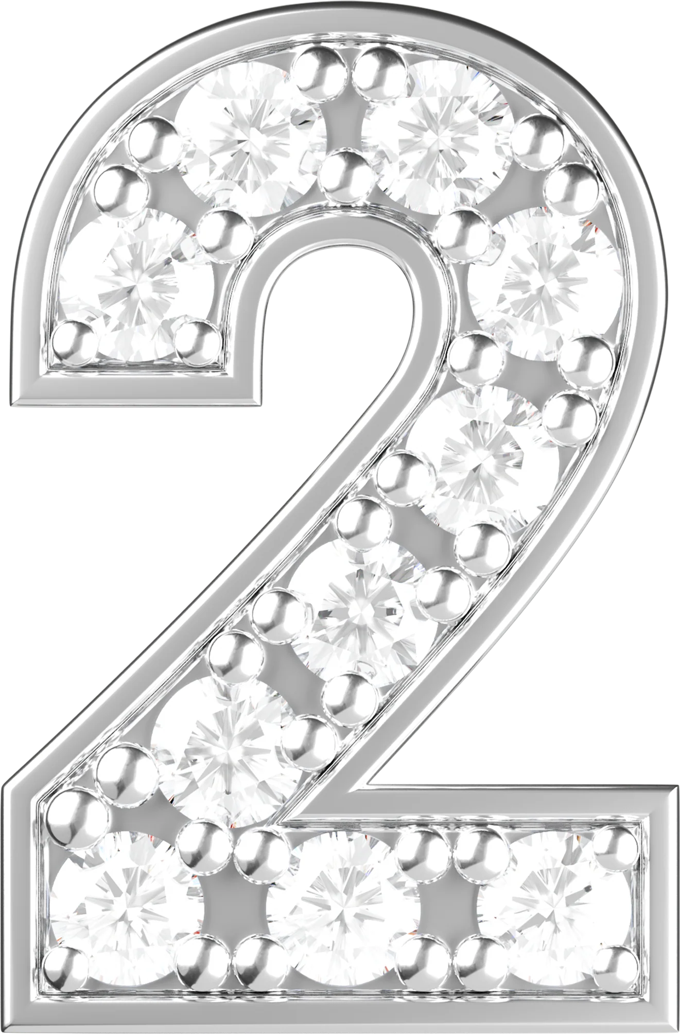 Letters White Gold Perso - Image 57